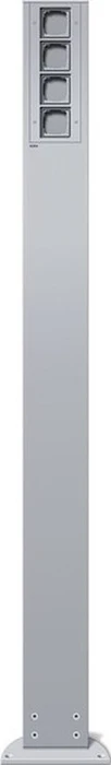Gira Energiesäule 4-fach, Aluminium