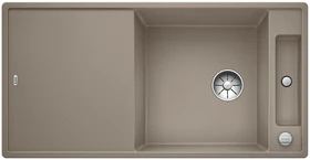 Blanco Axia III XL 6 S InFino Becken reversibel mit Ablauffernbedienung tartufo inkl. Glasschneidebrett