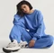 adidas Weiches Lux Loose Sweatshirt blue fusion (Damen) Vorschaubild