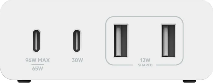 Belkin BoostCharge Pro 4-Port-GaN-Ladegerät 108W weiß