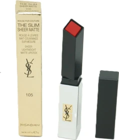 Yves Saint Laurent Rouge Pur Couture The Slim Sheer Matte Lippenstift 105 Red Uncovered, 2.2g