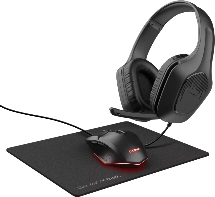 Trust Gaming GXT 790 3-in-1 Gaming-Bundle, schwarz, USB
