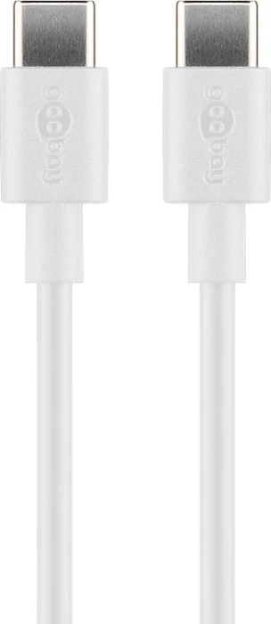 Wentronic Goobay USB-C Lade- und Synchronisationskabel 1m weiß
