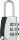 ABUS 155/20 silber, Zahlenschloss (308888)
