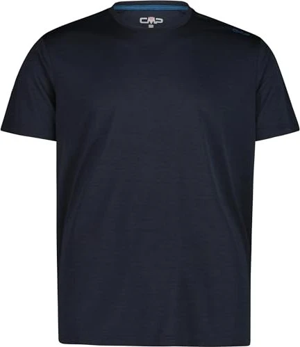 CMP Piquéstrick Funktionsshirt kurzarm schwarz/blau (Herren)