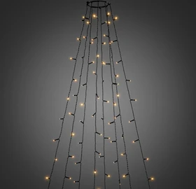 Konstsmide Baumlichtermantel Lichterkette LED 400x bernstein