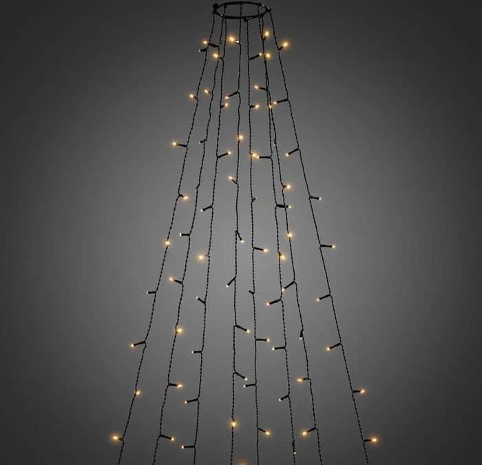 Konstsmide Baumlichtermantel Lichterkette LED 400x bernstein