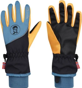Trollkids Trolltunga Handschuhe black/steel blue (Junior)