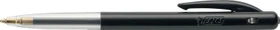 BIC M10 Original 0.4mm Kugelschreiber (Mine) schwarz/transparent