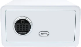 Olympia Olymp GOsafe 2.0/210FP Wandtresor, weiß, Schlüsselschloss/elektronisches Zahlenschloss/Fingerprintreader