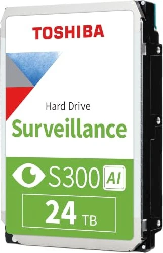 Toshiba S300 AI Surveillance 24TB, 24/7, 512e / 3.5" / SATA 6Gb/s