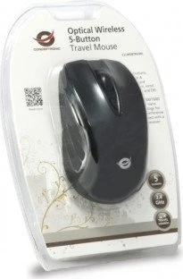 Conceptronic Optical Wireless Travel Mouse, USB
