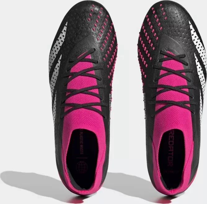 adidas Predator Accuracy.1 SG core black/wloud white/team shock pink 2