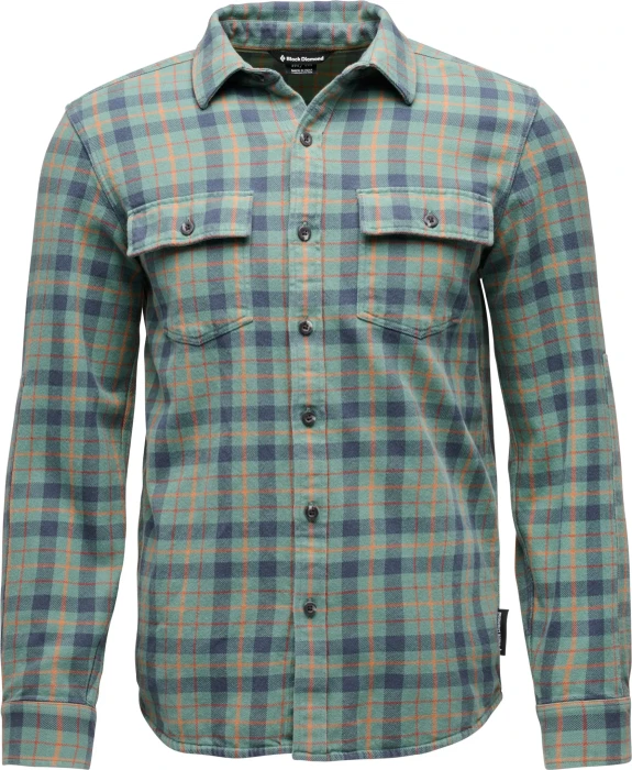 Black Diamond Project Twill Hemd langarm laurel green/charcoal (Herren)