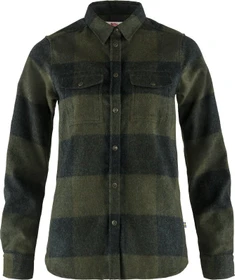 Fjällräven Canada Hemd langarm deep forest/dark grey (Damen)