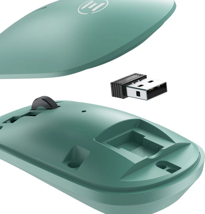 Eternico MSB380 Wireless Office Mouse Dark Green, USB/Bluetooth