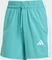 adidas Essentials 3-Streifen Cotton Trainingshose kurz powder teal/white (Damen) Vorschaubild