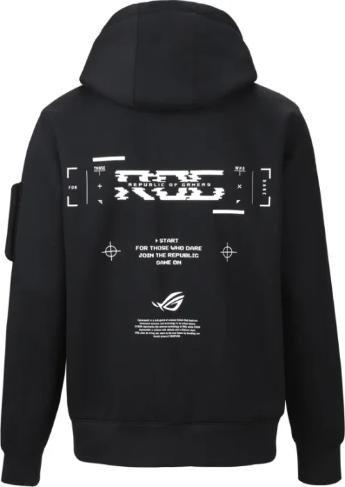 ASUS ROG Pixel Game Zip Hoodie schwarz (Herren)