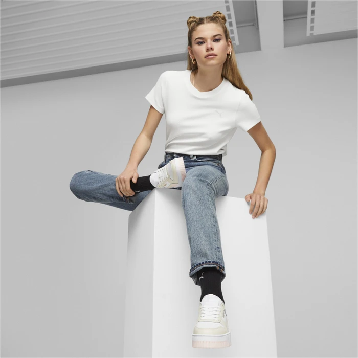 Puma Carina Street puma white/frosty pink/alpine snow (Damen)