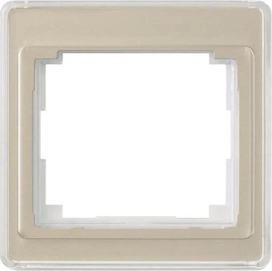 Jung Serie SL Acrylglas Rahmen 1-fach, gold-bronze