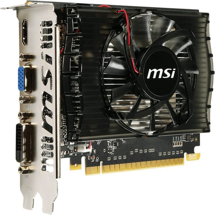 MSI GeForce GT 730, N730-2GD3V2, 2GB DDR3, VGA, DVI, HDMI