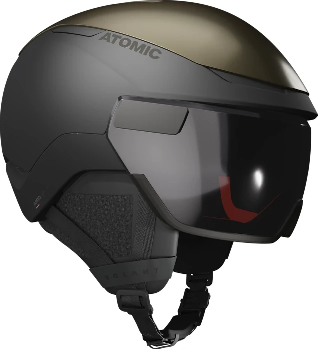 Atomic Volant AMID Visor Helm champ gold/metallic/black