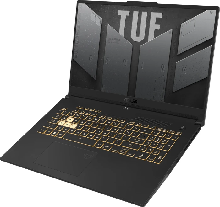 ASUS TUF Gaming F17 FX707ZR-HX002W, Mecha Gray, Core i7-12700H, 16GB RAM, 1TB SSD, GeForce RTX 3070, DE