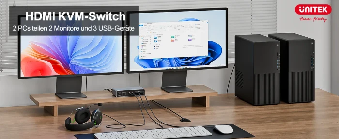 Unitek KVM-Switch V1312