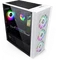 PCCooler Platinum MM200W Mesh, weiß, inkl. Lüfter, Glasfenster Vorschaubild