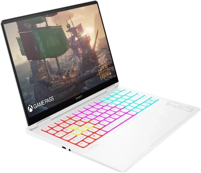 HP OMEN Transcend Laptop 14-fb0274ng, Ceramic White, Core Ultra 7 155H, 16GB RAM, 1TB SSD, GeForce RTX 4060, DE