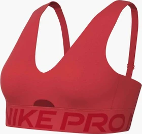 Nike Pro Indy Plunge Sport-BH light crimson/ember glow/white (Damen)