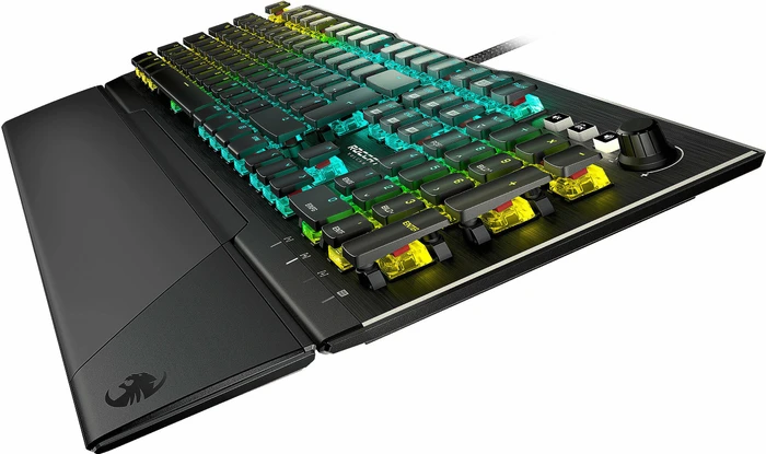 Roccat Vulcan Pro, LEDs RGB, schwarz, Titan Optical Linear, USB, DE