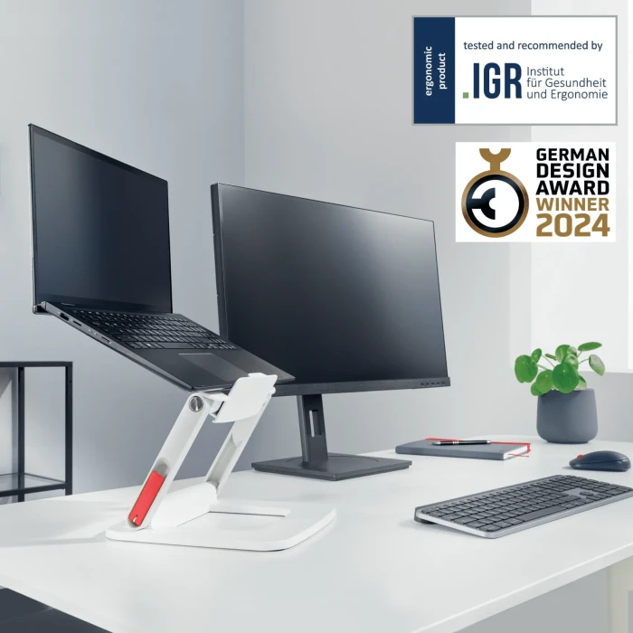 Leitz Ergo Multi-Winkel, Notebook-Stand bis 15", weiß