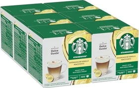 Nestlé Nescafe Dolce Gusto Latte Macchiato Vanilla Kaffeekapseln, 48 Stück (6x 8 Stück)
