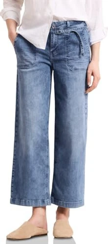 Street One Emee Jeans mid blue striped wash (Damen)