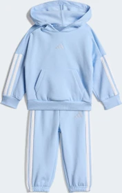 adidas Essentials Trainingsanzug glow blue/white (Junior)