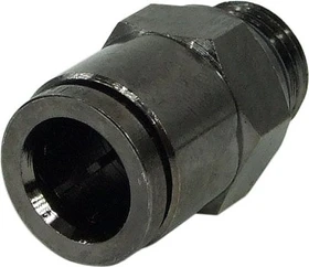 Aquatuning Steckanschluss, G1/4" auf 10mm, schwarz vernickelt