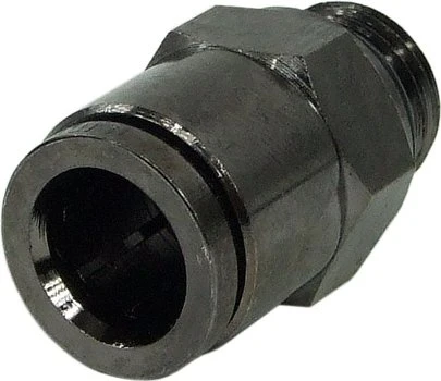 Aquatuning Steckanschluss, G1/4" auf 10mm, schwarz vernickelt