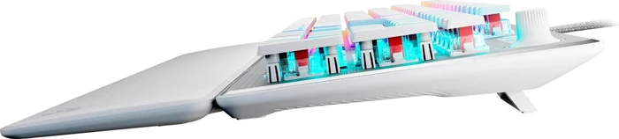 Roccat Vulcan II, LEDs RGB, weiß/silber, TITAN II RED, USB, DE