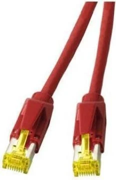 EFB Elektronik TM31 Dätwyler 7702 Patchkabel, Cat7/Cat6a, S/FTP, RJ-45/RJ-45, 5m, rot