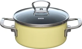 Riess Bratentopf mit Glasdeckel 16cm lemon