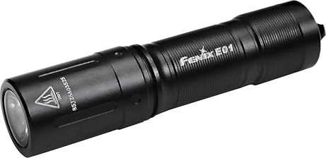 Fenix E01 V2.0 schwarz Taschenlampe