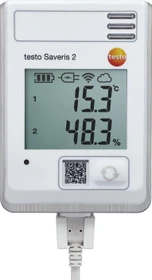 Testo Saveris 2-H1 Temperatur-/Feuchte-Messgerät Funk-Datenlogger