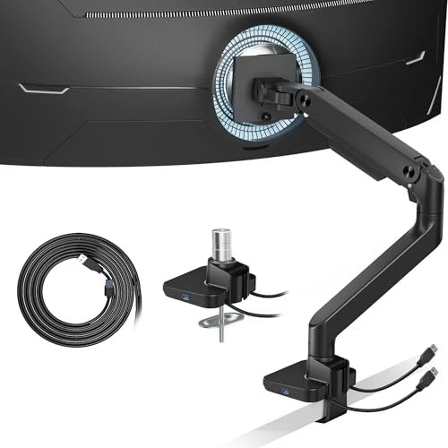 Ares Wing Single Monitorhalterung schwarz