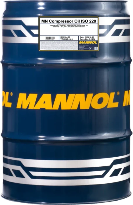 Mannol MN2904-60 Kompressoröl ISO 220, 60l