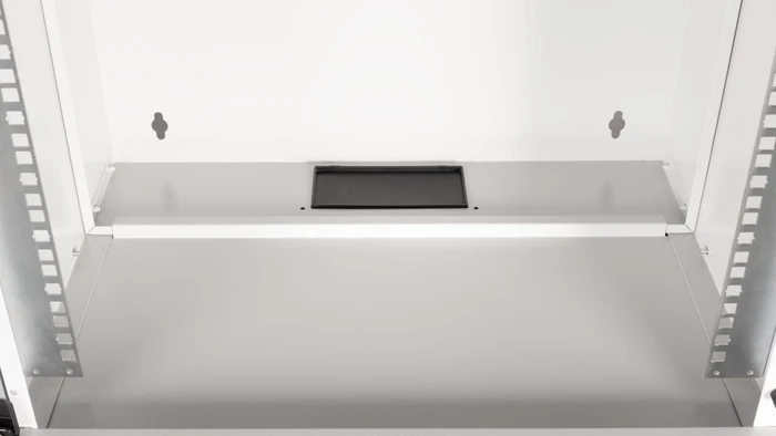 Equip Eco Mount 19" Wandgehäuse 7HE, Flatpack, Sicherheitsglastür, IP20, RAL 7035, 400mm tief
