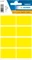 Herma Vielzwecketiketten, 25x40mm, gelb, 5 Blatt (40 Etiketten) Vorschaubild