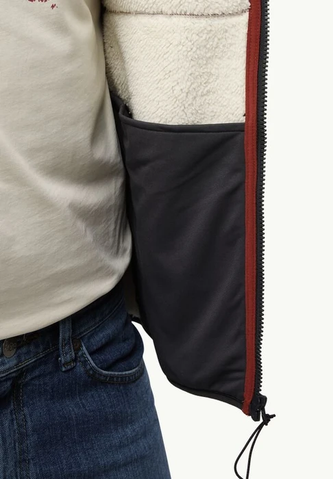 Jack Wolfskin Kaminfeuer Hooded Jacke intense rust (Herren)