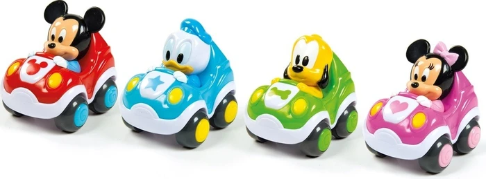 Clementoni Disney Baby Autos mit Rückzugmotor