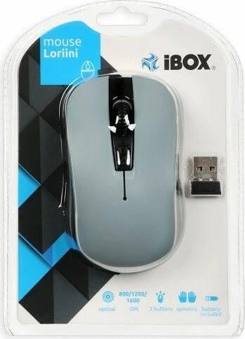iBox Loriini Black grau/schwarz, USB
